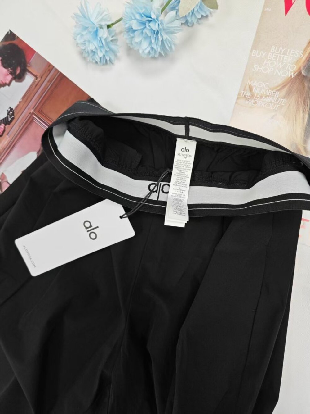 NWT ALO Yoga Suit Up pants Black Regular 30 inches😉Women's Size XS - Picture 6 of 9